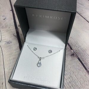 Primrose set earrings and necklace